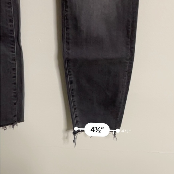 Mother High Waisted Looker Ankle Fray Color Dancing in the moonlight 25 Stretch - Picture 2 of 15